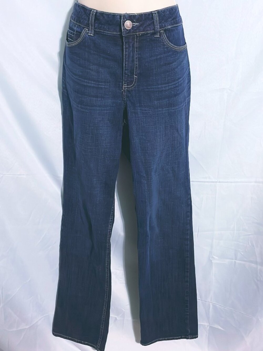 Riders By Lee Mid Rise Straight Leg Jeans Size 12